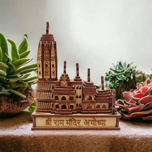 Shri Ram Mandir Ayodhya 3D Wooden Temple