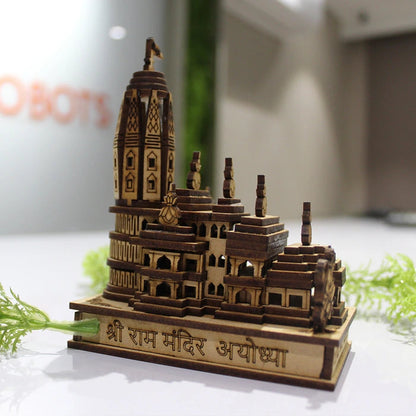 Shri Ram Mandir Ayodhya 3D Wooden Temple