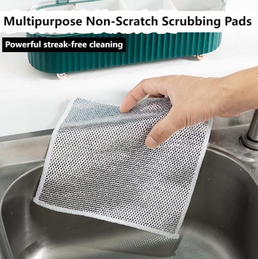 Multifunctional Non-Scratch Wire Dishcloth (Pack of 5/ 10/15)