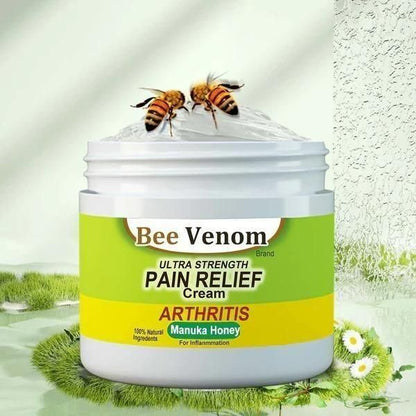 30 DAY MONEY BACK OFFER!! #1 Bee Venom Pain Relief Cream Buy 1 Get 2 Free! ⭐⭐⭐⭐⭐(9,286 Ratings)