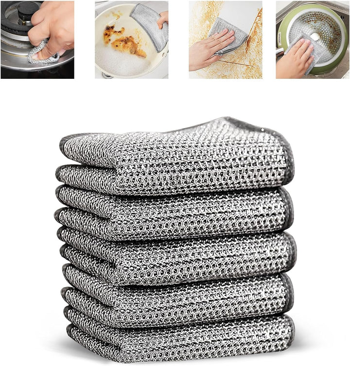 Multifunctional Non-Scratch Wire Dishcloth (Pack of 5/ 10/15)