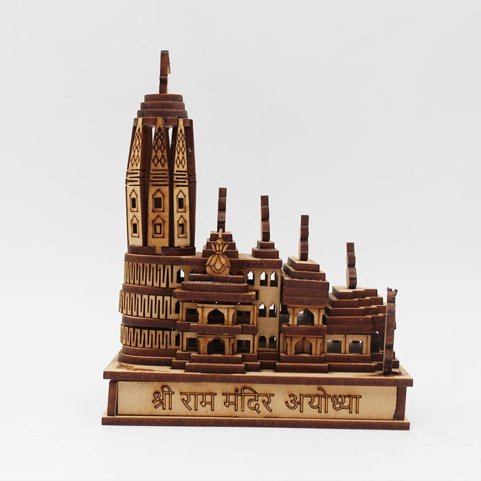 Shri Ram Mandir Ayodhya 3D Wooden Temple